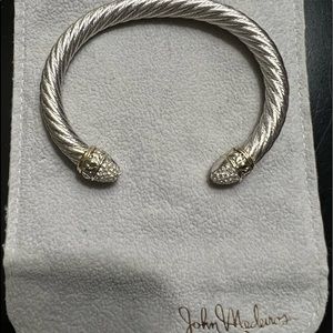 John Medeiros Large Wire Cuff Bracelet